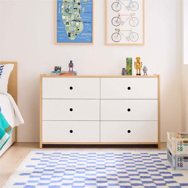 Tiggy 6-Drawer Dresser - Wooden Empiro